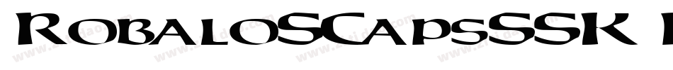 RobaloSCapsSSK Italic字体转换